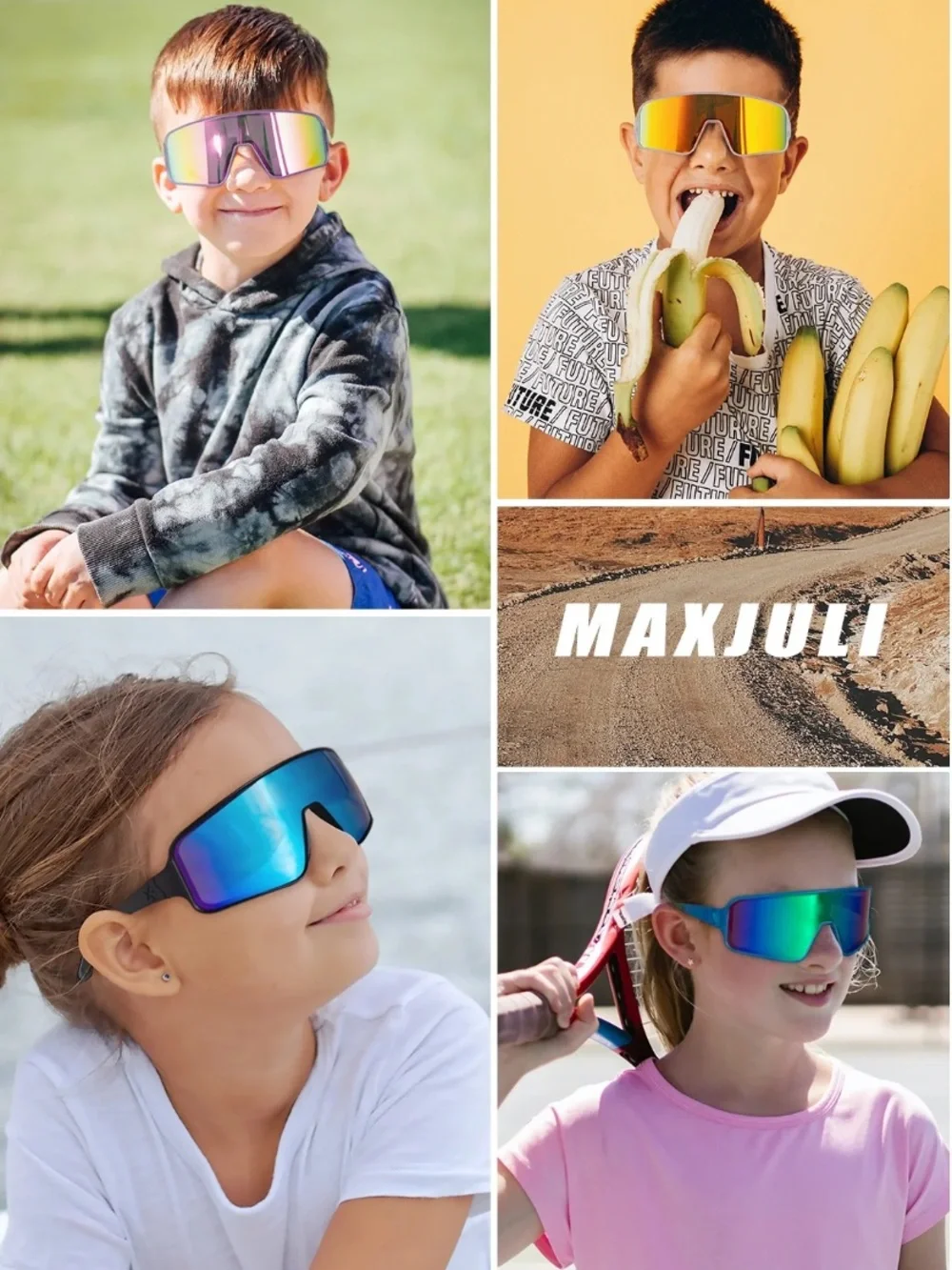 NWT MAXJULI Youth Kids Polarized Sunglasses